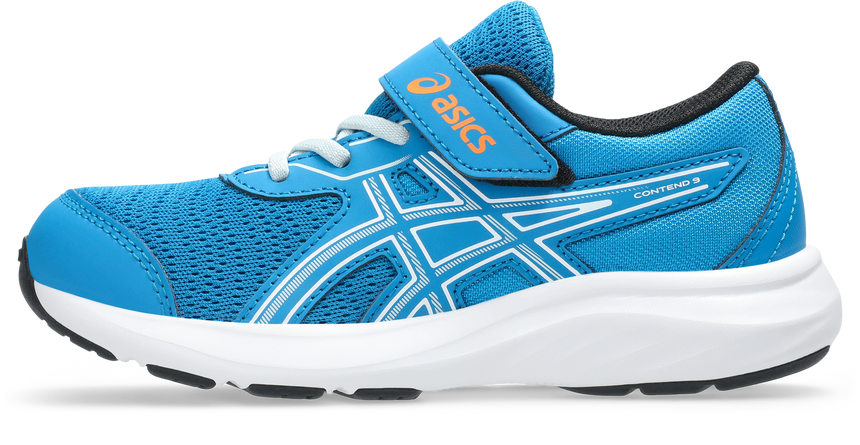 Asics contend 9 ps αθλητικο παπουτσι 1014a338-411 aegean blue cool grey