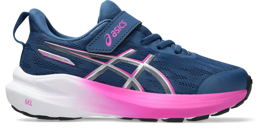 Asics gt-1000 14 ps  παιδικο αθλητικο κοριτσι 1014a381-402 twiligth blue/digital sakura