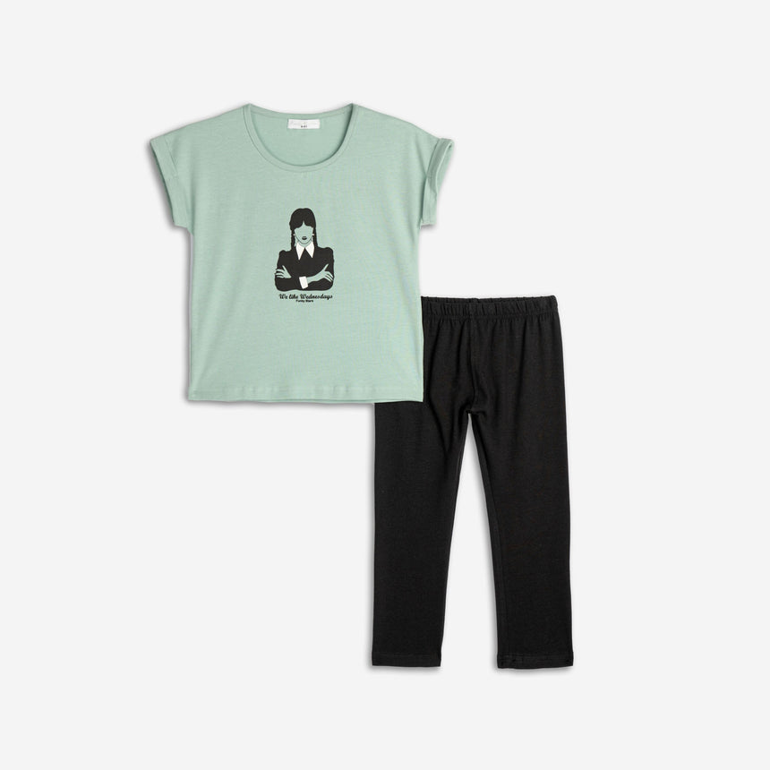 Funky for kids 125-539116-2 σετ κοριτσι peanut-black