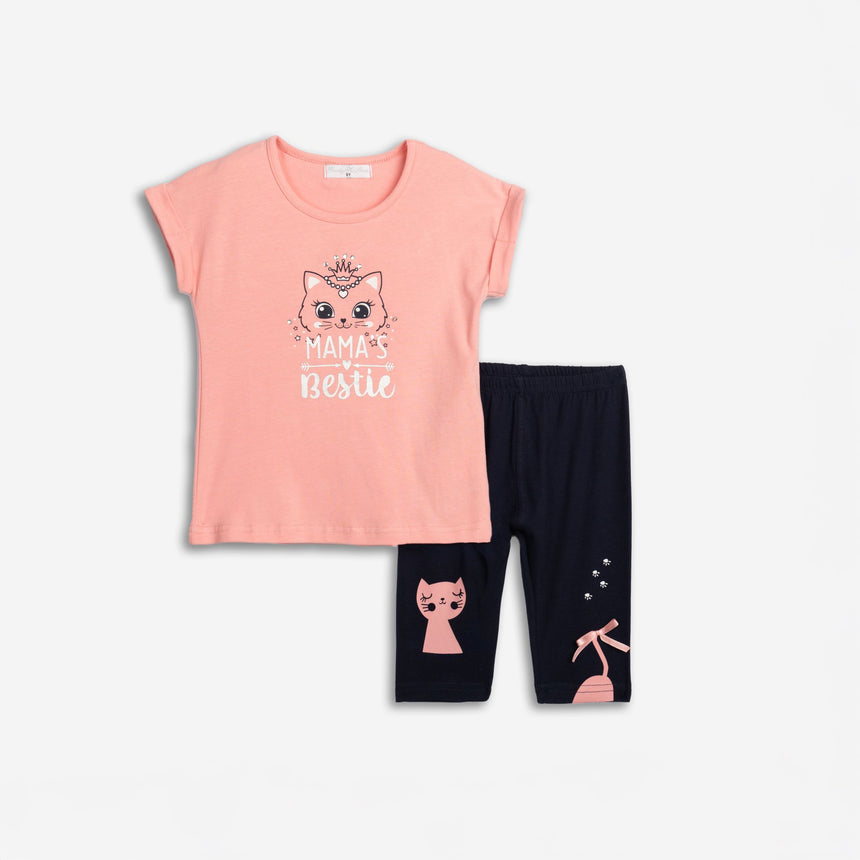 Funky for kids 125-739113-1 σετ κοριτσι mistyrose-blue