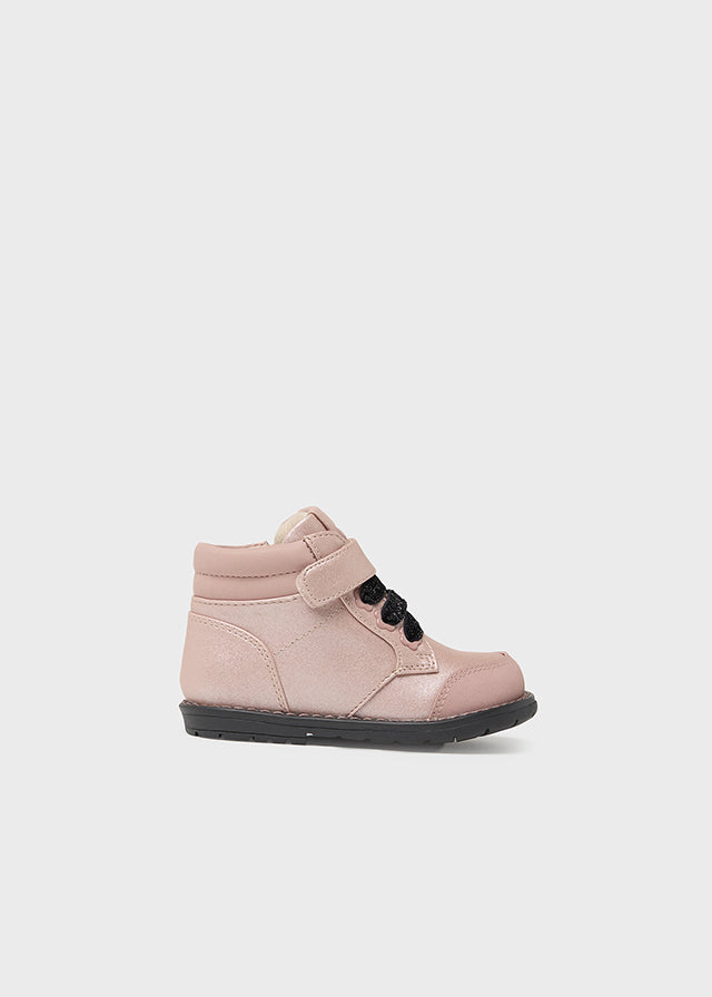Mayoral Μποτακι 44390 Botin Biker Fantasia 46-Rosa Metal