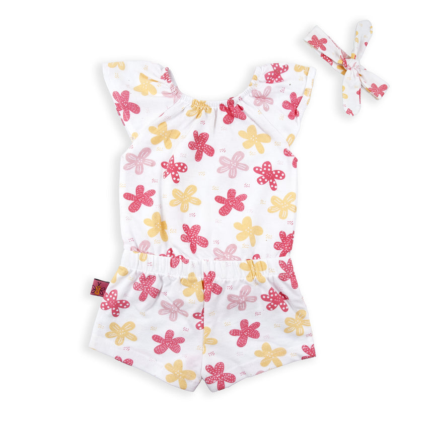 Babybol 151050 one-piece with ribbon girl blanco