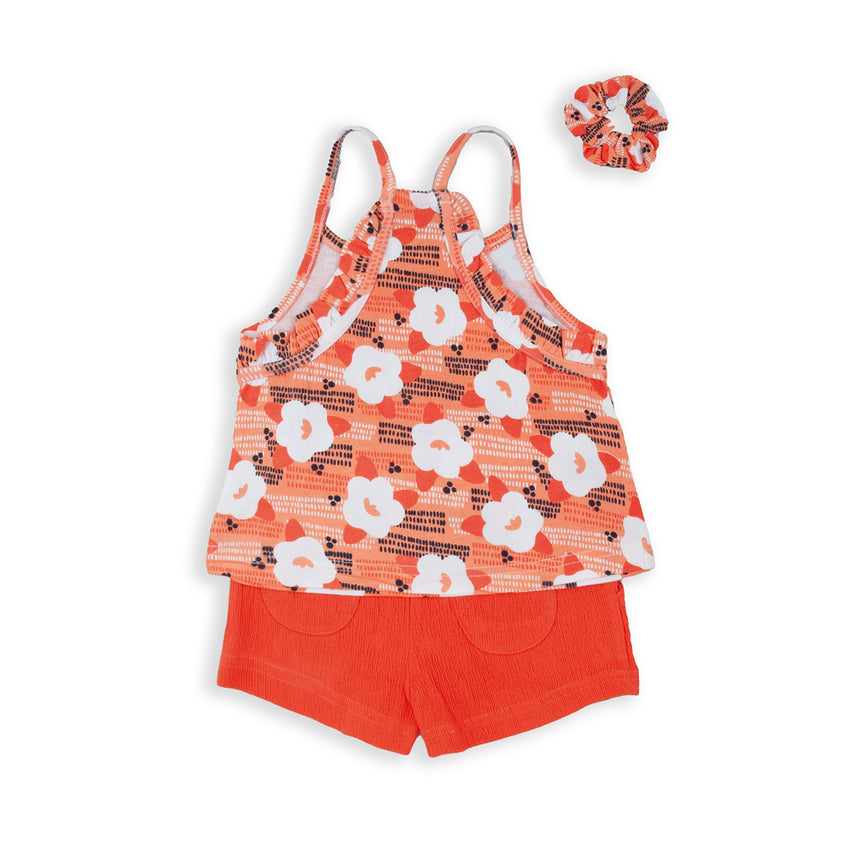 Babybol 151307 girl's set 3pcs orange