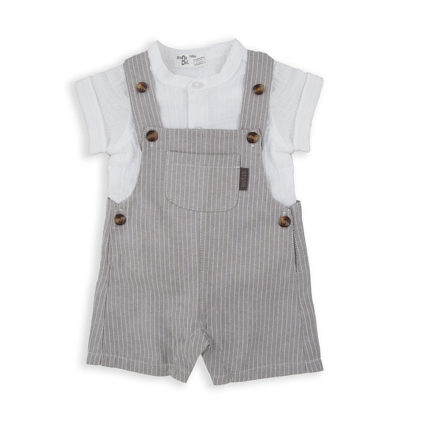 Babybol  152703σαλοπέτα με πουκάμισο αγόρι gris