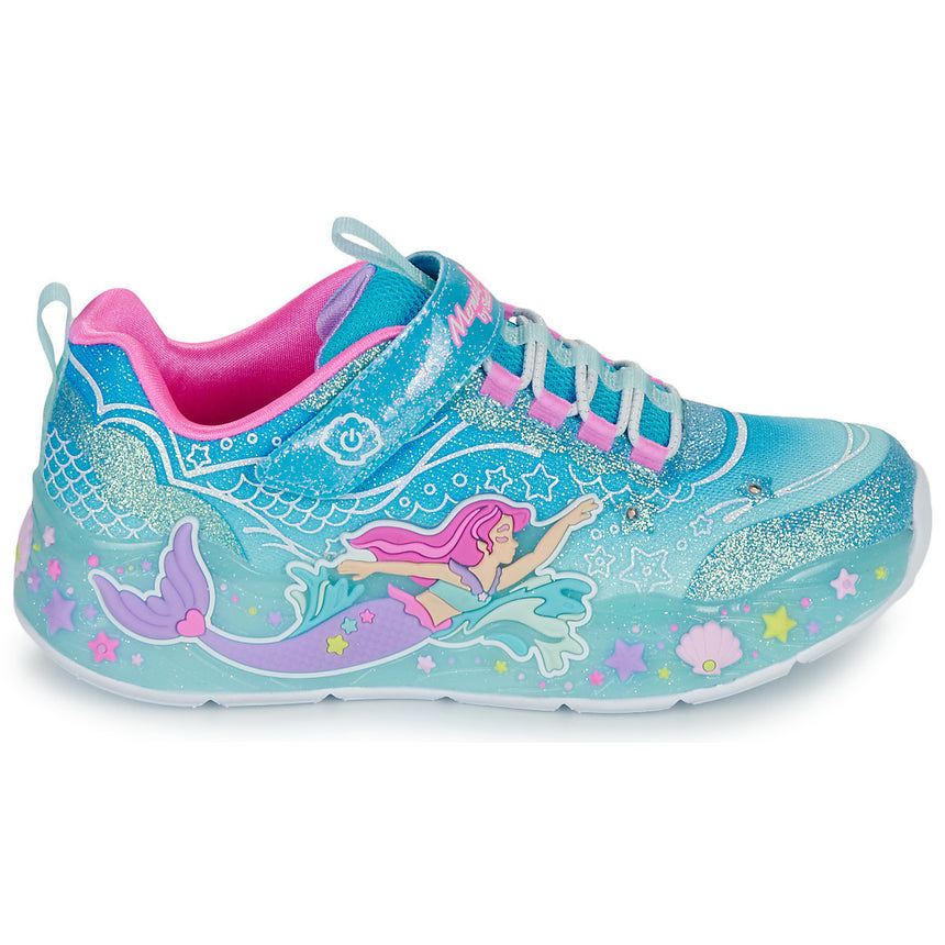 SKECHERS 303060L/BLMT sneakers with lights blue/multi