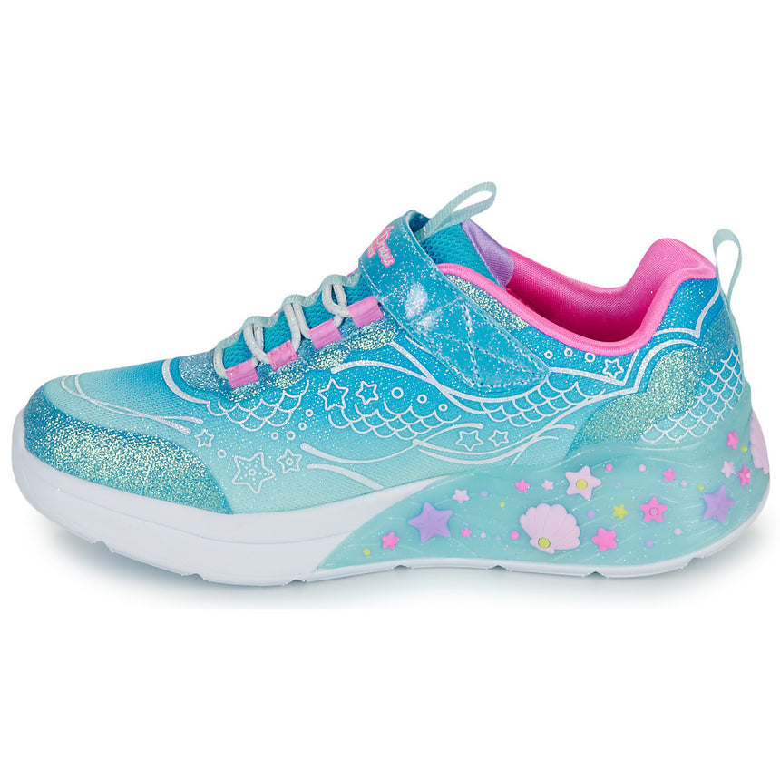 SKECHERS 303060L/BLMT sneakers with lights blue/multi