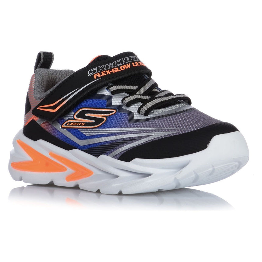 skechers glow ultra 400139L-BKSL BLACK SILVER