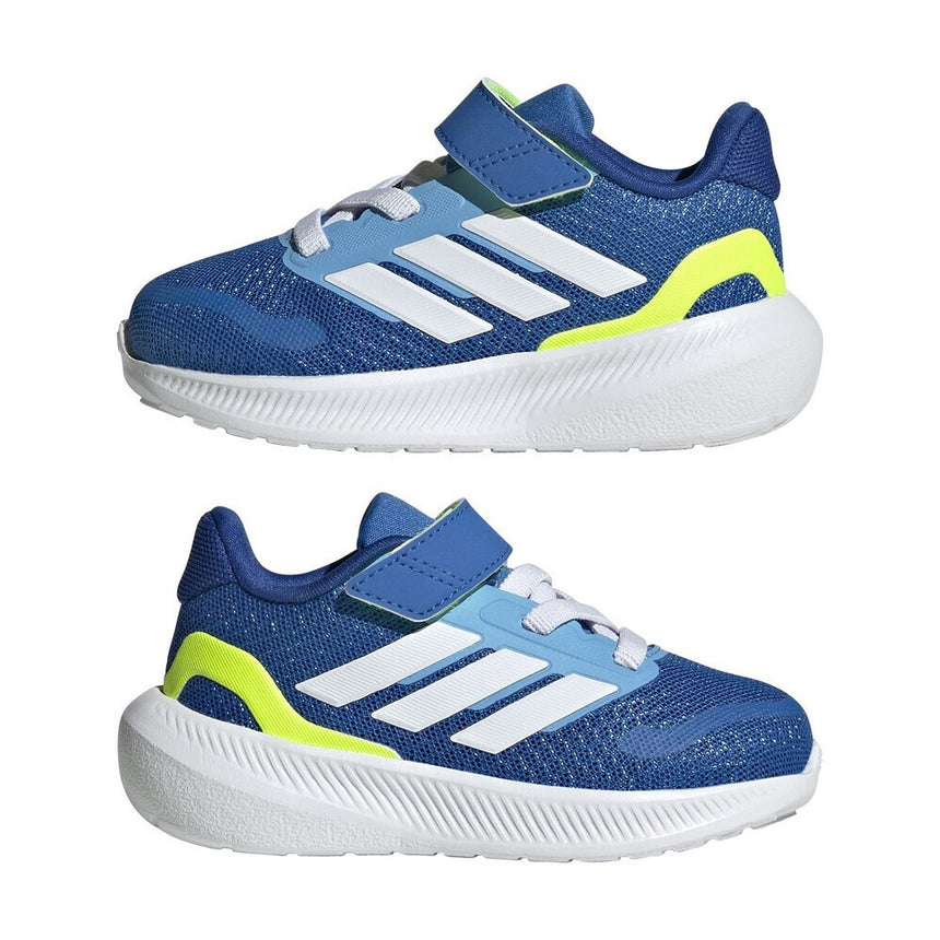 ADIDAS JQ5667 RUNFALCON 5 EL I Αθλητικά Παιδικά Παπούτσια Running με Σκρατς Μπλε