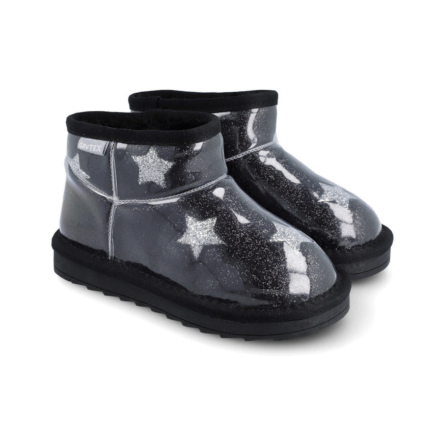 GARVALIN 251558-A054 Anatomical Children's Patent Leather Boots Black