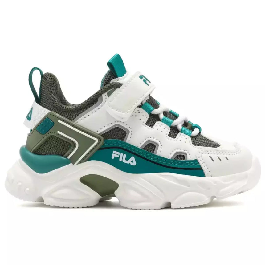 Fila Memory Spinel 3 V Kids Sneakers Anatomical with Scratches White 7yf33002-656