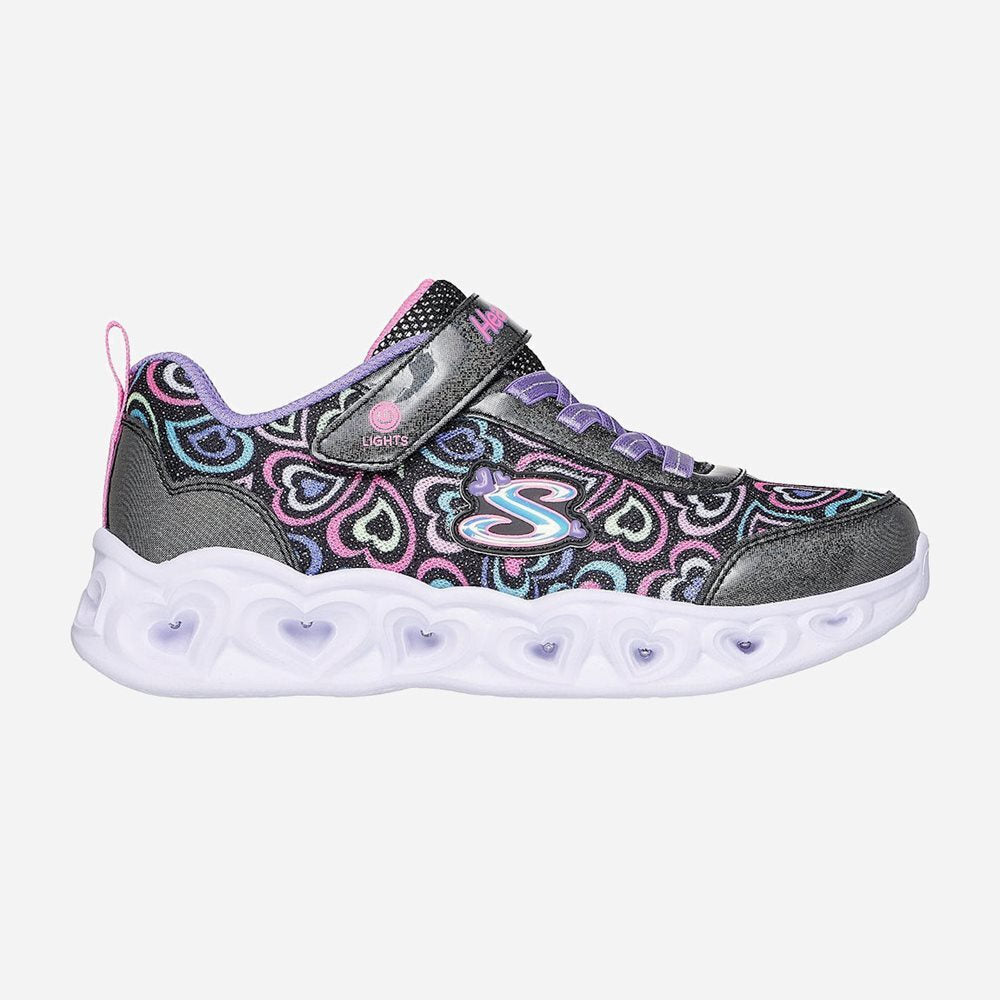 SKECHERS 303257L/BKMT Αθλητικά Παιδικά Παπούτσια Running με Σκρατς Μαύρα
