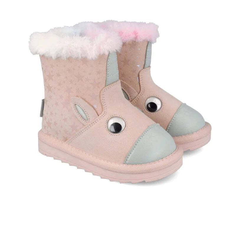 GARVALIN 251556-A032 Anatomical Leather Children's Boots Pink