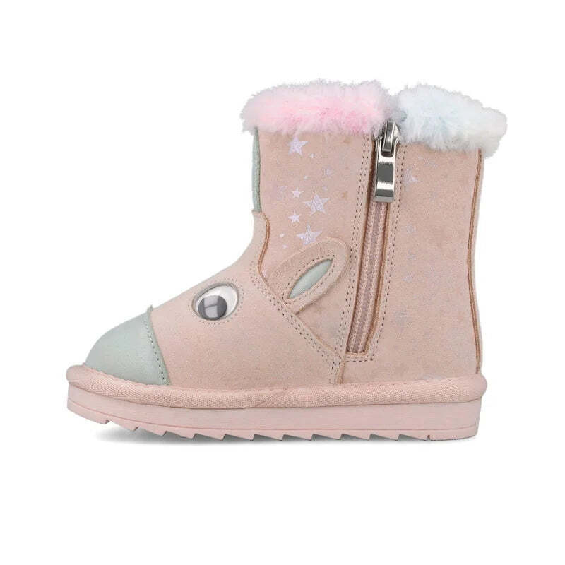 GARVALIN 251556-A032 Anatomical Leather Children's Boots Pink
