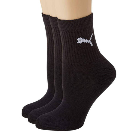 Puma Αθλητικές Παιδικές Κάλτσες Μακριές Μαύρες 3 Ζευγάρια