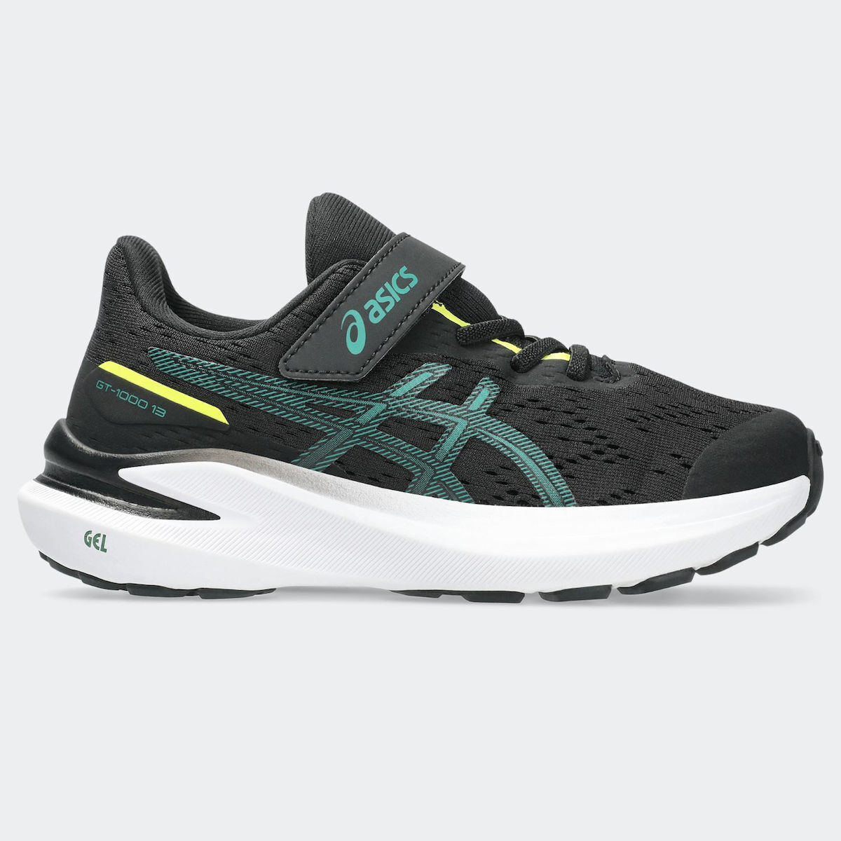 ASICS 1014A344-008 Gt-1000 13 Αθλητικά Παιδικά Παπούτσια Running με Σκρατς Μαύρα
