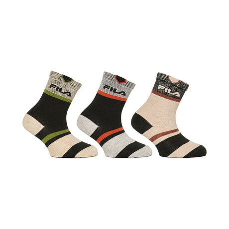 Fila Παιδικές Κάλτσες Μακριές Normal Plain Πολύχρωμες 3 Ζευγάρια