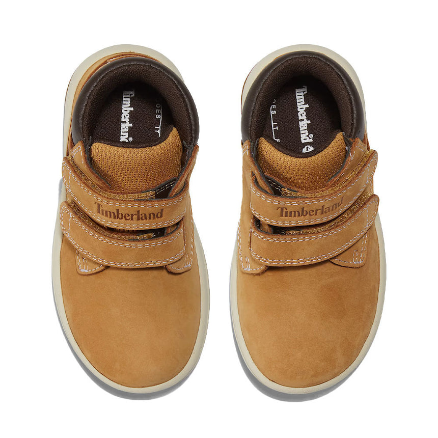 Timberland Toddle Tracks H&L Ανατομικά Δερμάτινα Παιδικά Μποτάκια με velcro Ταμπά