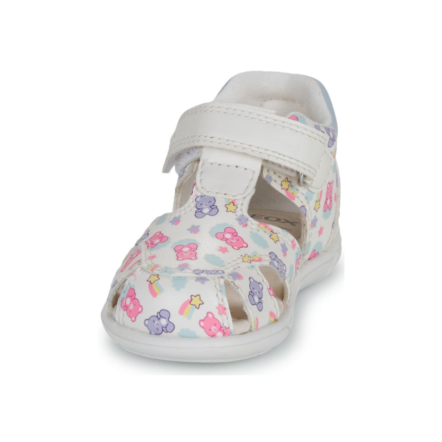 Geox B Sandal Zapito Παιδικά Πέδιλα για Κορίτσι Λευκό B556FB 05404 C0270