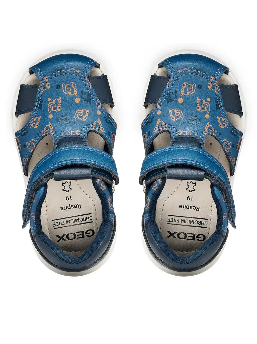 Geox B Sandal Zapito Παιδικό Παπουτσοπέδιλο για Αγόρι Μπλε B556EC 05404 C4277