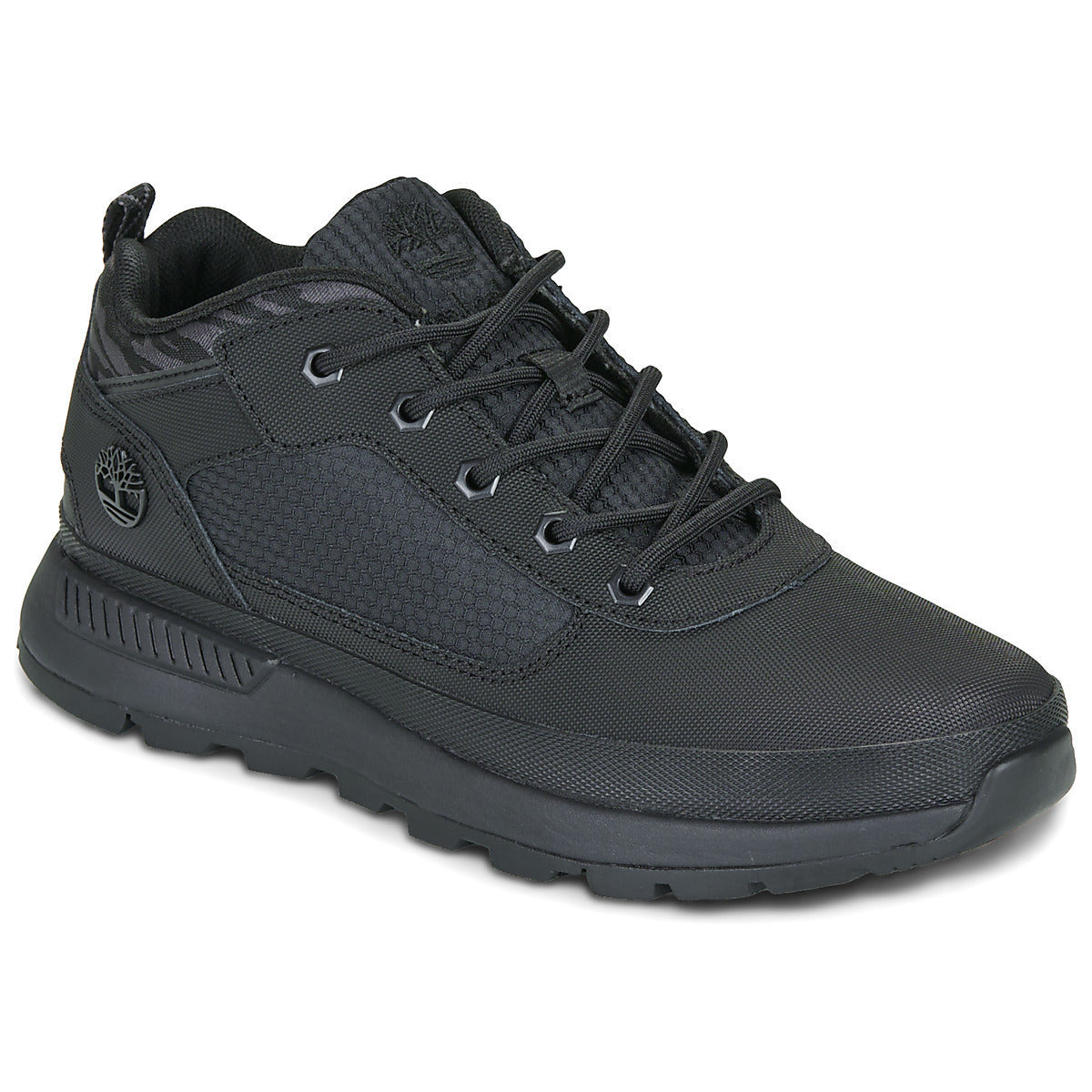 Timberland Field Trekker Sneakers Μποτάκια Αγόρι Με Κορδόνια Μαύρα TB0A6AJNAHR