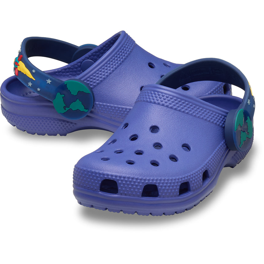 Crocs ανατομικά σαμπο για αγορι με φωτάκια σε μπλε χρωμα 211892-4wh