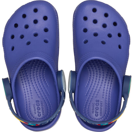 Crocs ανατομικά σαμπο για αγορι με φωτάκια σε μπλε χρωμα 211892-4wh