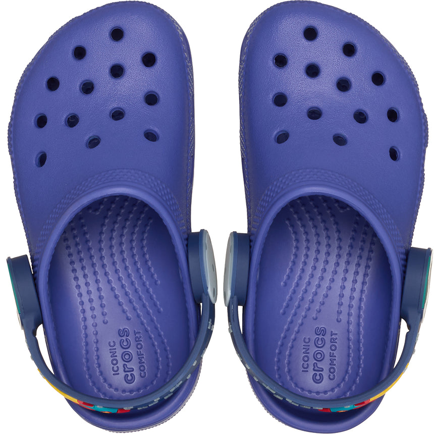 Crocs ανατομικά σαμπο για αγορι με φωτάκια σε μπλε χρωμα 211892-4wh