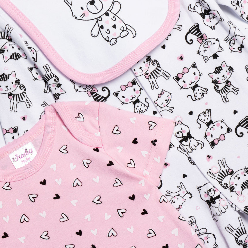 FUNKY FOR KIDS 226-060101-1 Σετ 8τμχ βρεφανάπτυξη κορίτσι