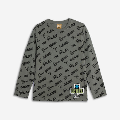 FUNKY FOR KIDS 226-106110-1 Μπλούζα αγόρι smoke