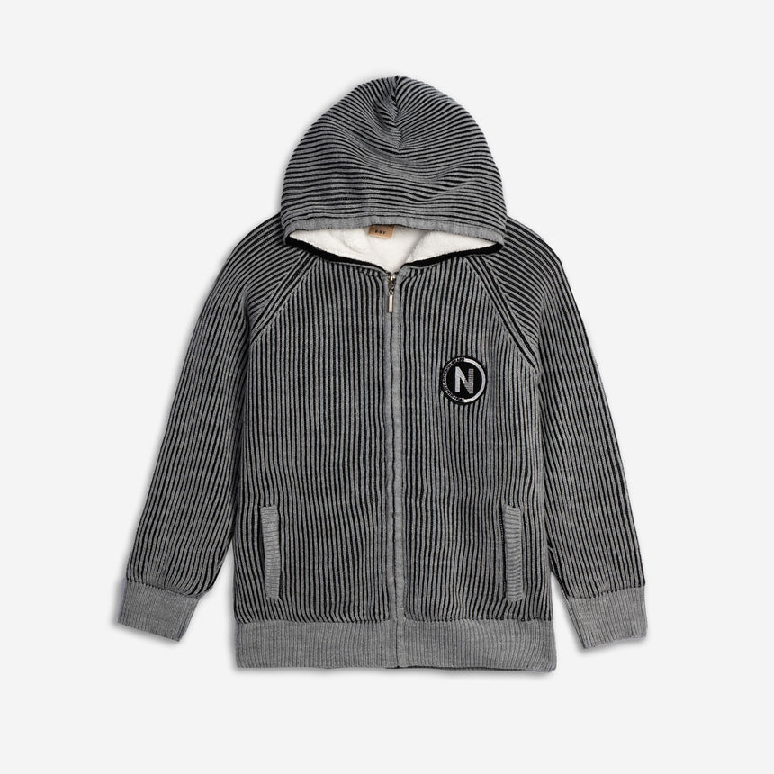 FUNKY FOR KIDS  226-110113-1 Ζακέτα πλεκτή με κουκούλα