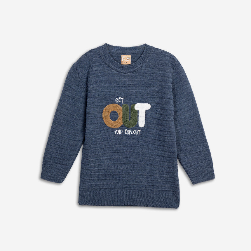 FUNKY FOR KIDS 226-310104-1 Μπλούζα πλεκτή αγόρι
