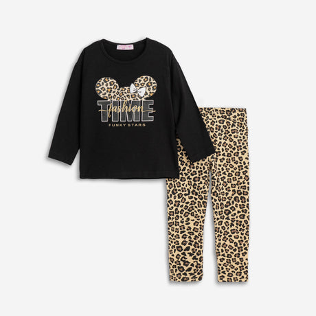 FUNKY FOR KIDS  226-721106-1 Μπλουζ/μα κολάν κορίτσι