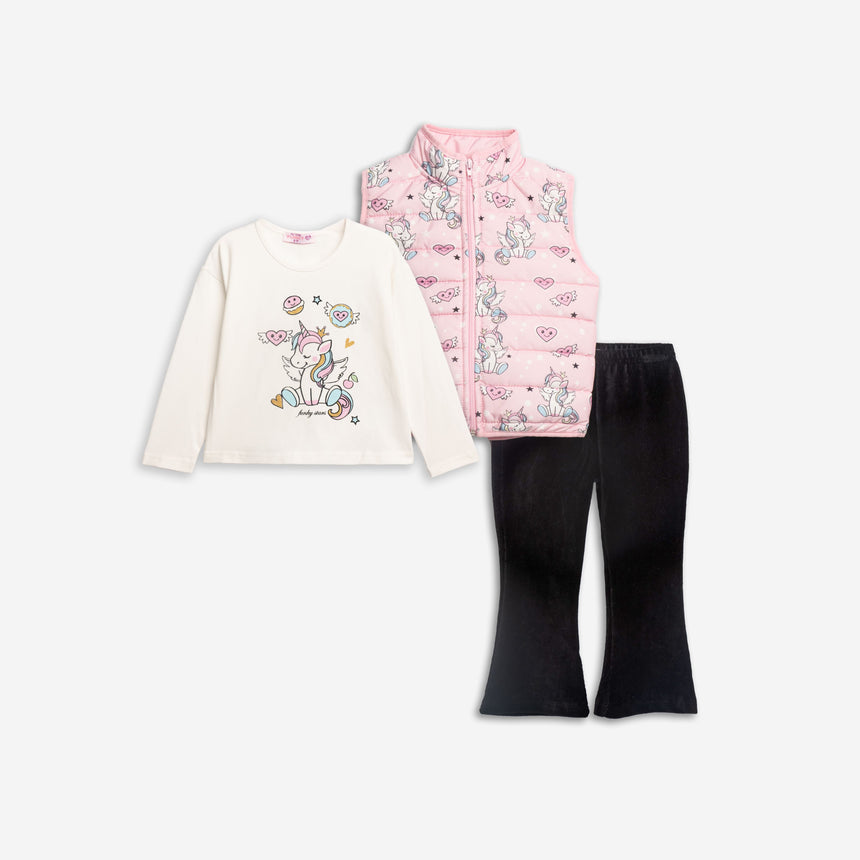 FUNKY FOR KIDS 226-795103-1 Σετ 3τμχ τζάκετ αμάνικο κορίτσι