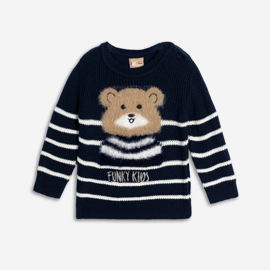 FUNKY FOR KIDS 226-810101-1 Knitted sweater for boys, 1 month old