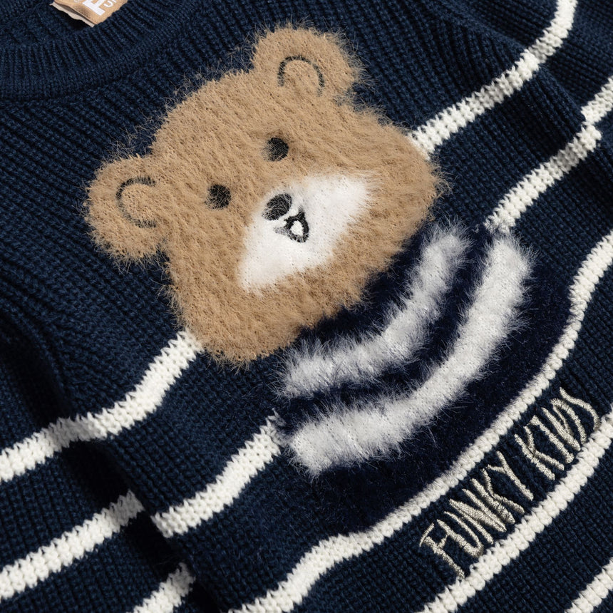 FUNKY FOR KIDS 226-810101-1 Knitted sweater for boys, 1 month old