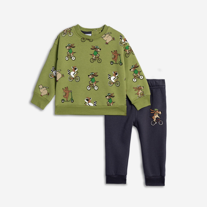 FUNKY FOR KIDS 226-817108-2 Boy's sweatshirt set for months