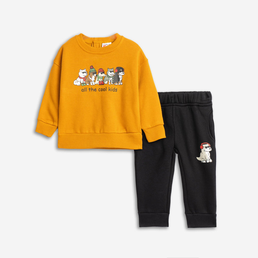 FUNKY FOR KIDS 226-817110-2 Boy's sweatshirt and tracksuit set for months