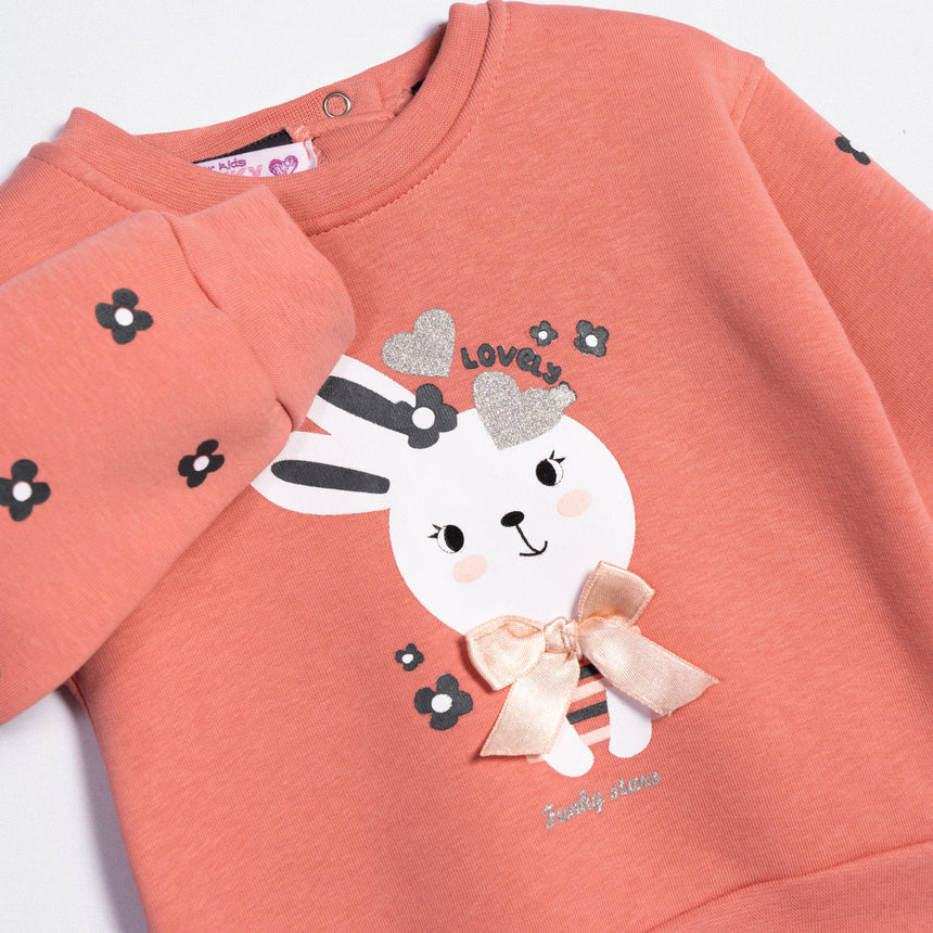 FUNKY FOR KIDS 226-917112-2 Σετ φόρμα φούτερ μηνών κορίτσι