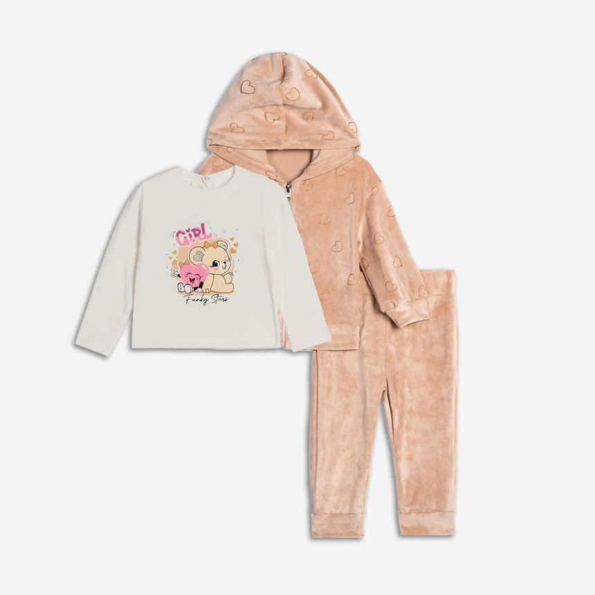 FUNKY FOR KIDS  226-995105-1 Σετ 3τμχ μηνών κορίτσι