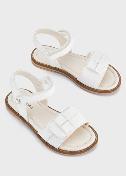Mayoral 43.441-Sandalia Lazos Colour56-Blanco