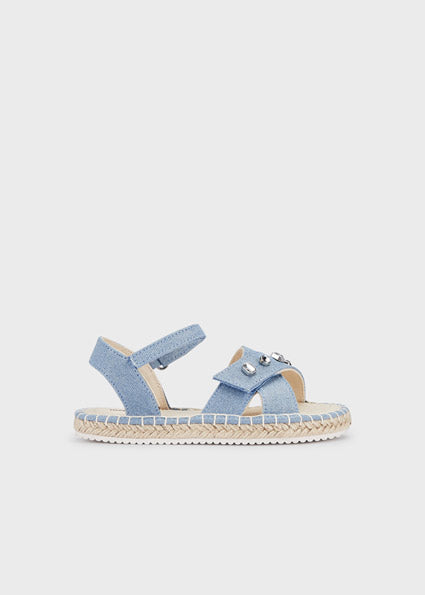 Mayoral 45.465-Sandalia Yute Piedras Colour54-Denim
