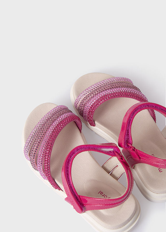 Mayoral Sandalia Piedras 45.540 15-Fucsia