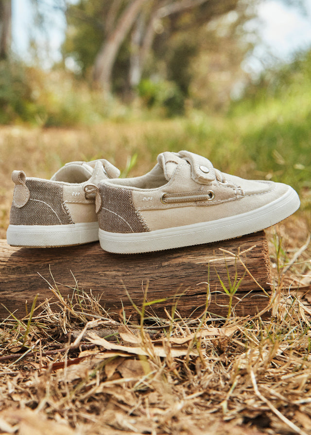 MAYORAL 25 41676-086 Nautico textil velcro μοκασίνι sand