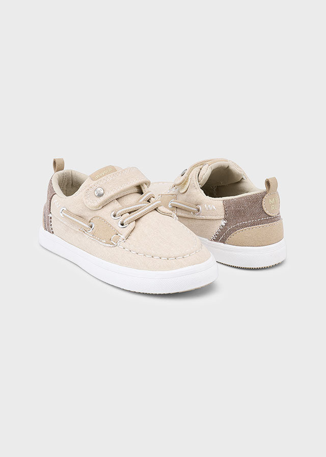 MAYORAL 25 43676-086 Nautico textil velcro μοκασίνι sand