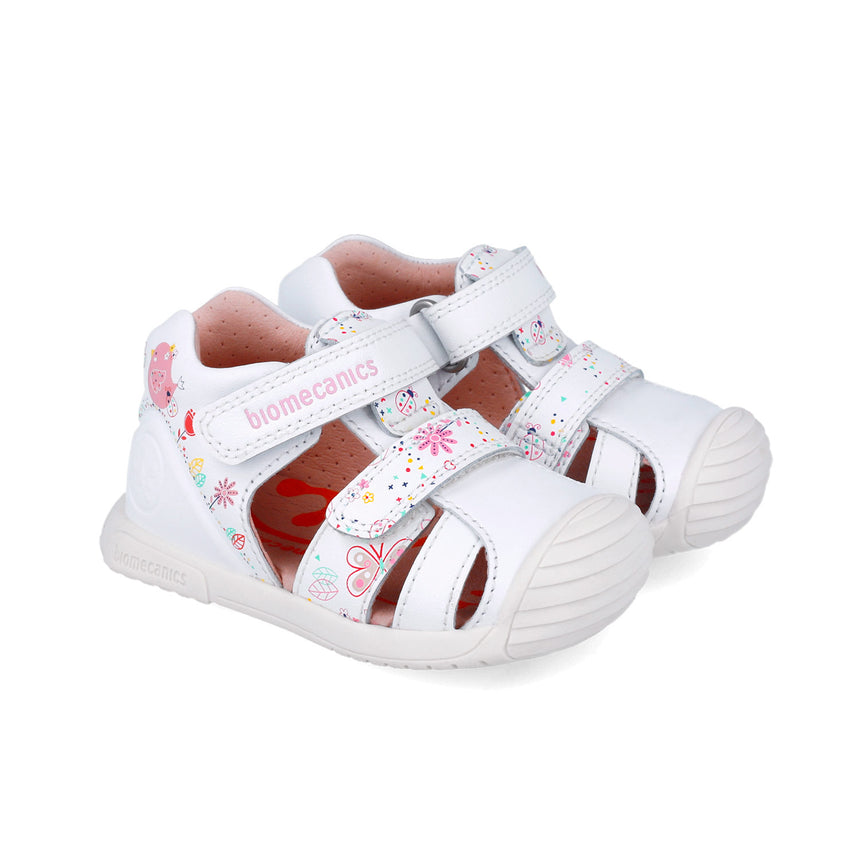 Biomechanics 252107-B050 SANDALIA ESTAMPADA BLANCO