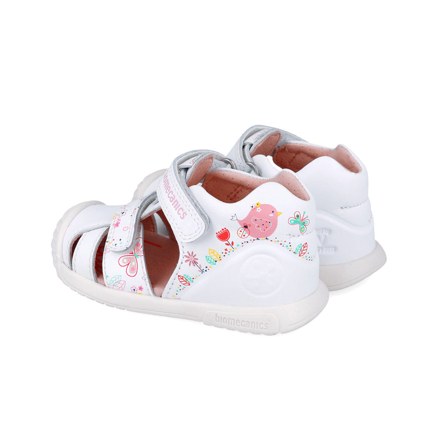 Biomechanics 252107-B050 SANDALIA ESTAMPADA BLANCO