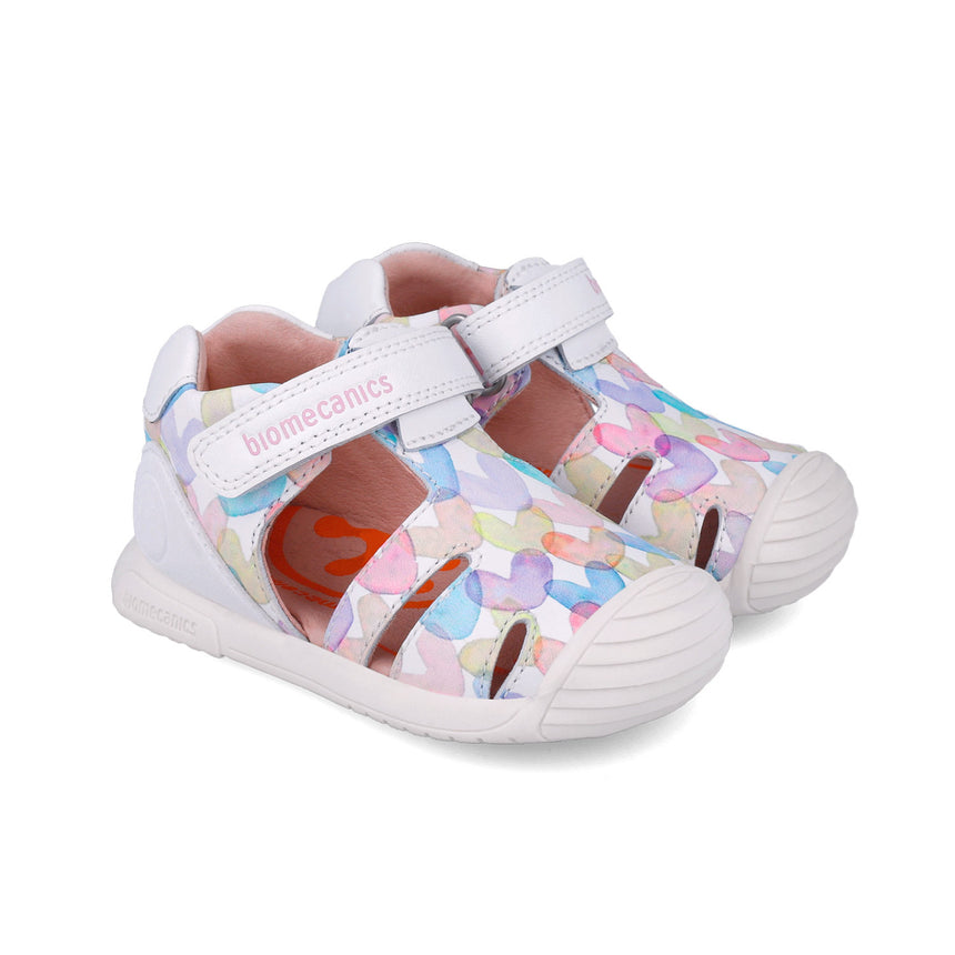 Biomecanics 252110-B050 SANDALIA ESTAMPADA BLANCO