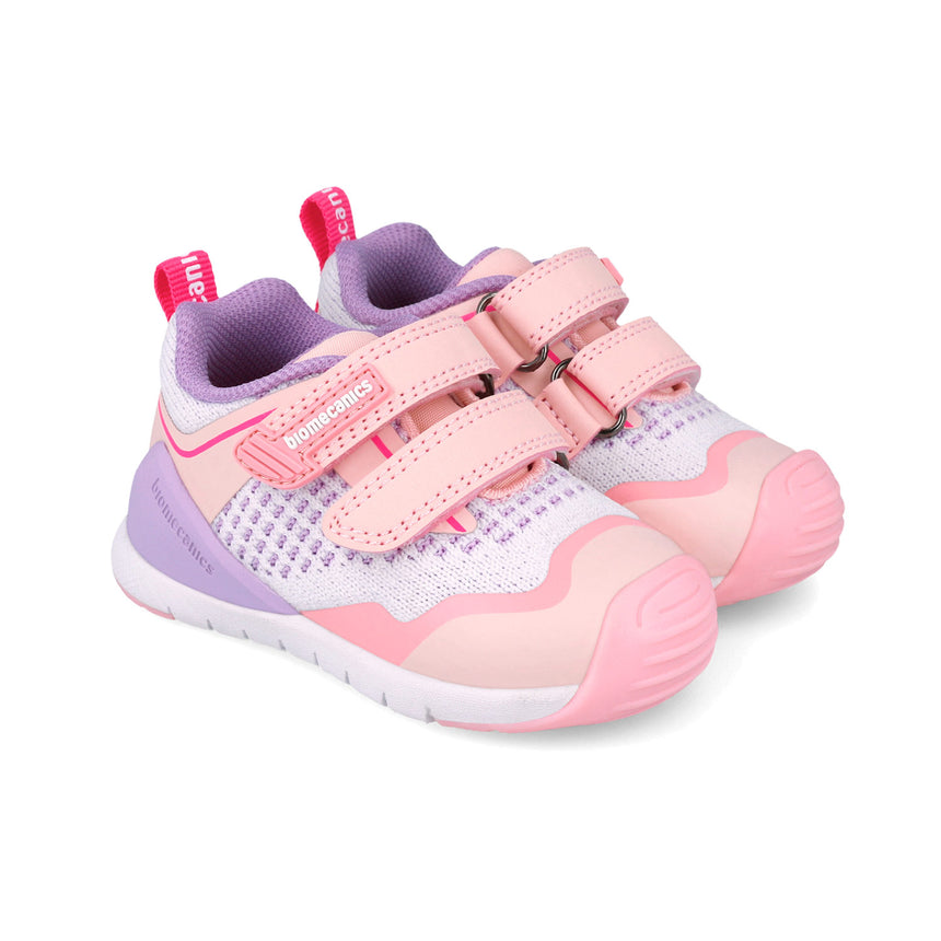 Biomecanics sneakers 252131-B113  ZAPATO SPORT REJILLA BLANCO ROSA