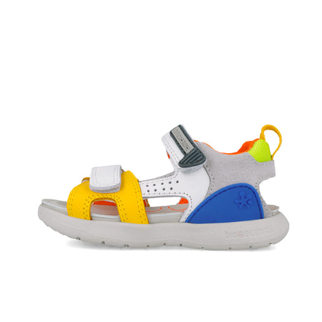 Biomecanics SANDALIAS URBAN 252218-C696 BLANCO Y AMARILLO