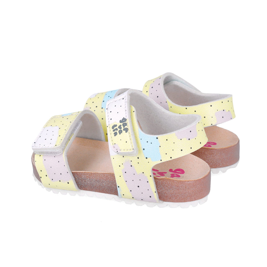Garvalin SANDALIA ESTAMPADA 252460-A253 AMARILLO